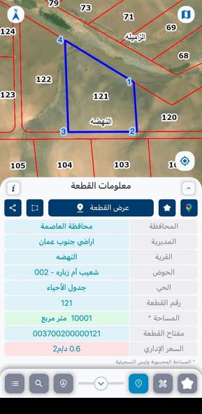 أرض زراعية خارج التنظيم بسعر مغري