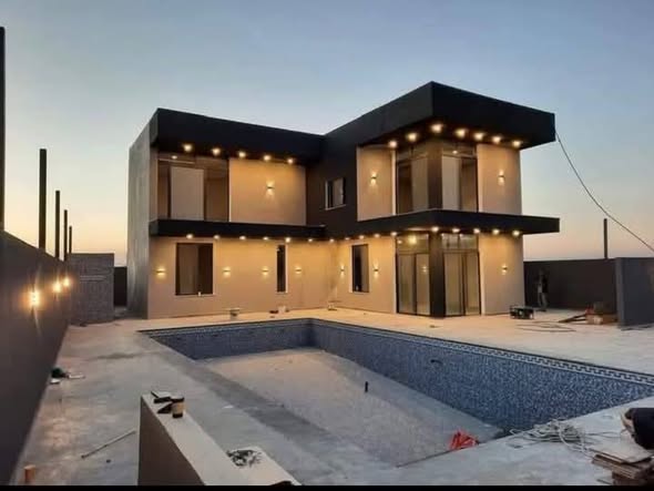 بناء شاليه فاخر مع مسبح خاص - تسليم هندسي كامل - 2
