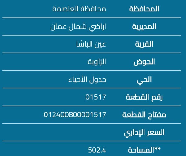 أرض للبيع بسعر حرق في عين الباشا