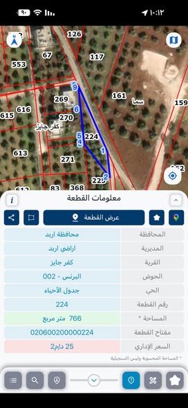 فرصة استثمارية: أرضان متلاصقتان للبيع في كفر جايز