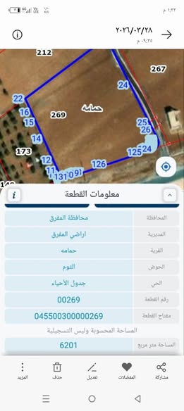 أرض استثمارية على الشارع الرئيسي بين المفرق وجرش - 5