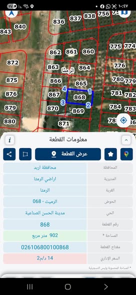فرصة استثمارية ذهبية: أرض في الرمثا بإطلالة على جامعة العلوم والتكنولوجيا - 3