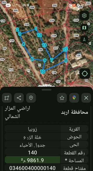 أرض 10 دونمات استثمارية بإطلالة خلابة في زوبيا - 2
