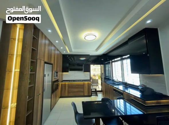 شقة مفروشة فاخرة للإيجار على طريق المطار - 2
