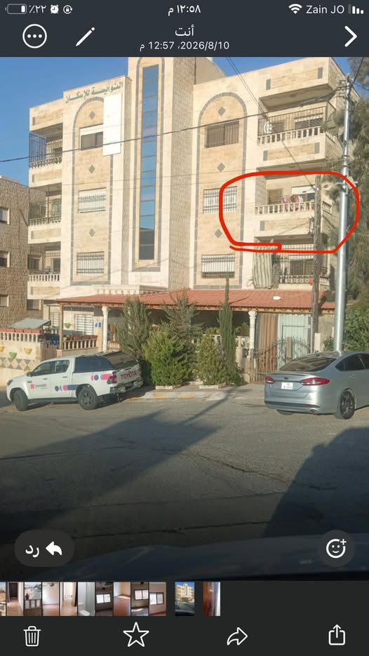 شقة مميزة للبيع على شارعين في موقع حيوي