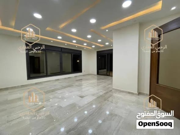 شقة فاخرة للايجار في طريق المطار - طابق أول بتشطيبات ملكية - 2