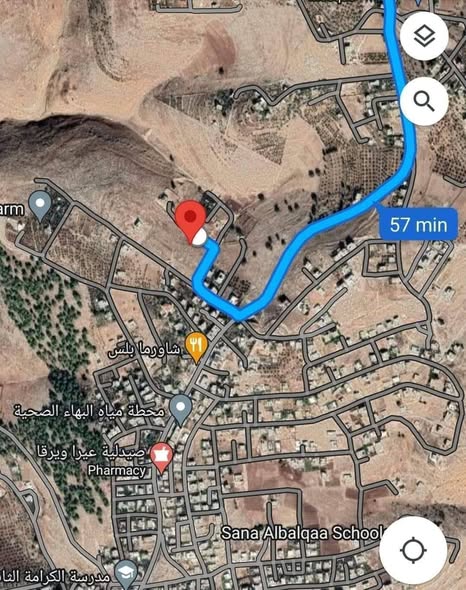 أرض للبيع في السلط باطلالة بانورامية - 2
