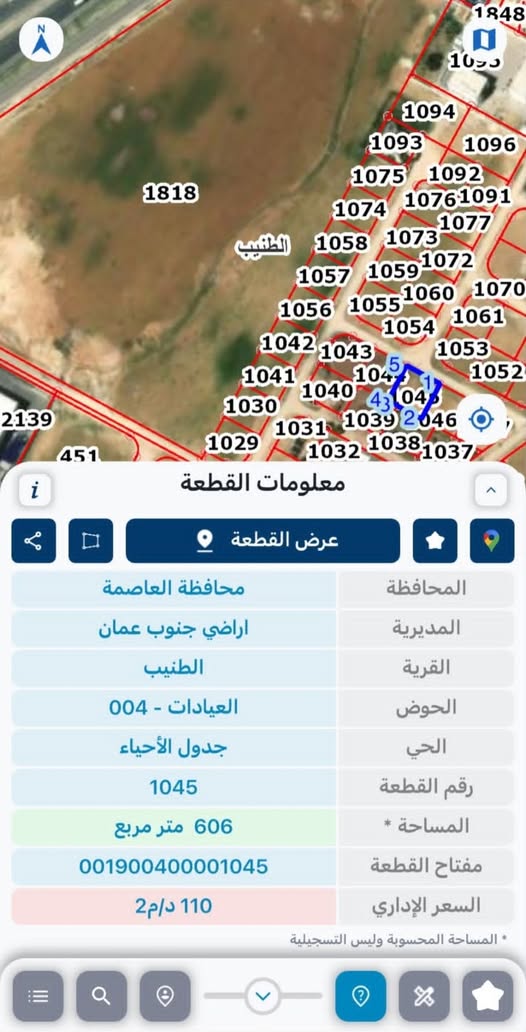 فرصة استثمارية: أرض للبيع في الطنيب