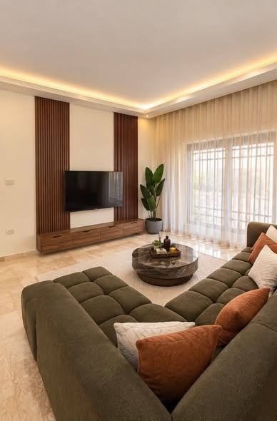 شقة مفروشة فاخرة للإيجار في الرابية – طابق أرضي معلق بمساحة 215م² - 2