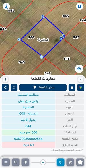 فرصة استثمارية نادرة: قطعتا أرض للبيع في الماضونة