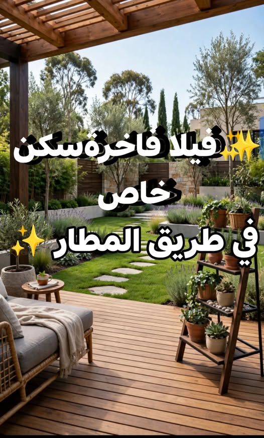 فيلا فاخرة ملكية للبيع على طريق المطار - الشويفات