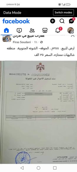 فرصة استثمارية: قطعتا أرض متلاصقتان بسعر مميز في الشونة الجنوبية - 3