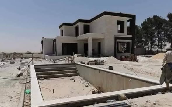 بناء شاليه فاخر مع مسبح خاص - تسليم هندسي كامل - 5