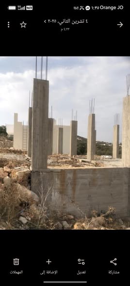 بيت قيد الإنشاء للبيع في إربد - المزار الشمالي - 2